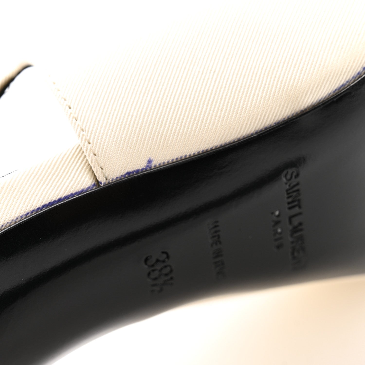 SATIN CALFSKIN INES SLINGBACK PUMPS IVORY BLACK