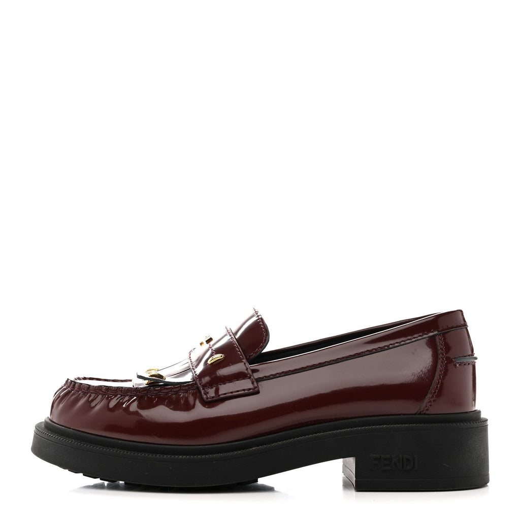 VITELLO FILO FRINGE LOAFERS RED