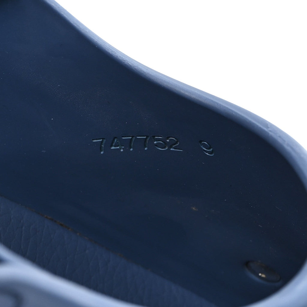 SOFT RUBBER HORSEBIT TOUCH MENS STRAPPED SANDALS WASHED INDIGO