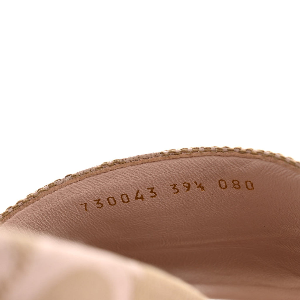 MONOGRAM JUMBO GG ANGELINA PLATFORM 55MM SLIDE SANDALS BEIGE PERFECT PINK