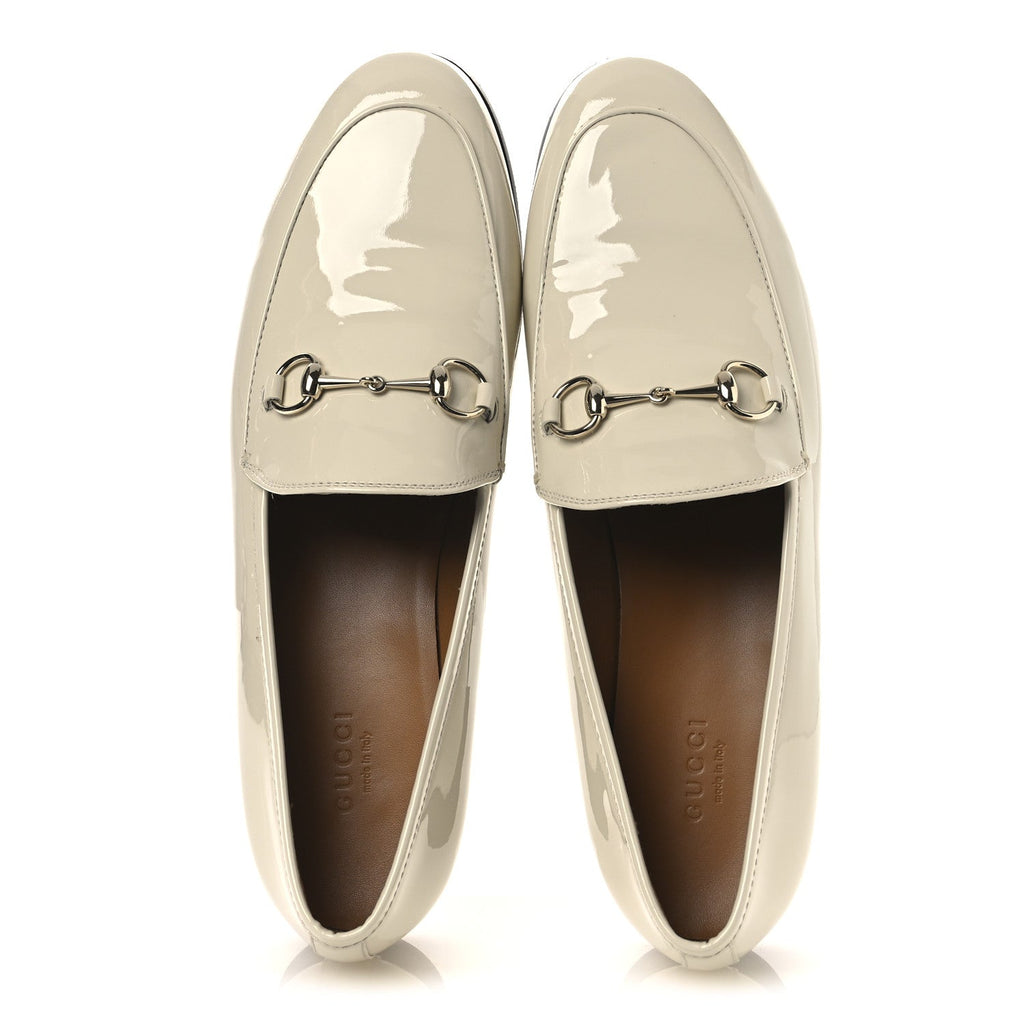PATENT WOMENS JORDAAN LOAFERS NEW IVORY