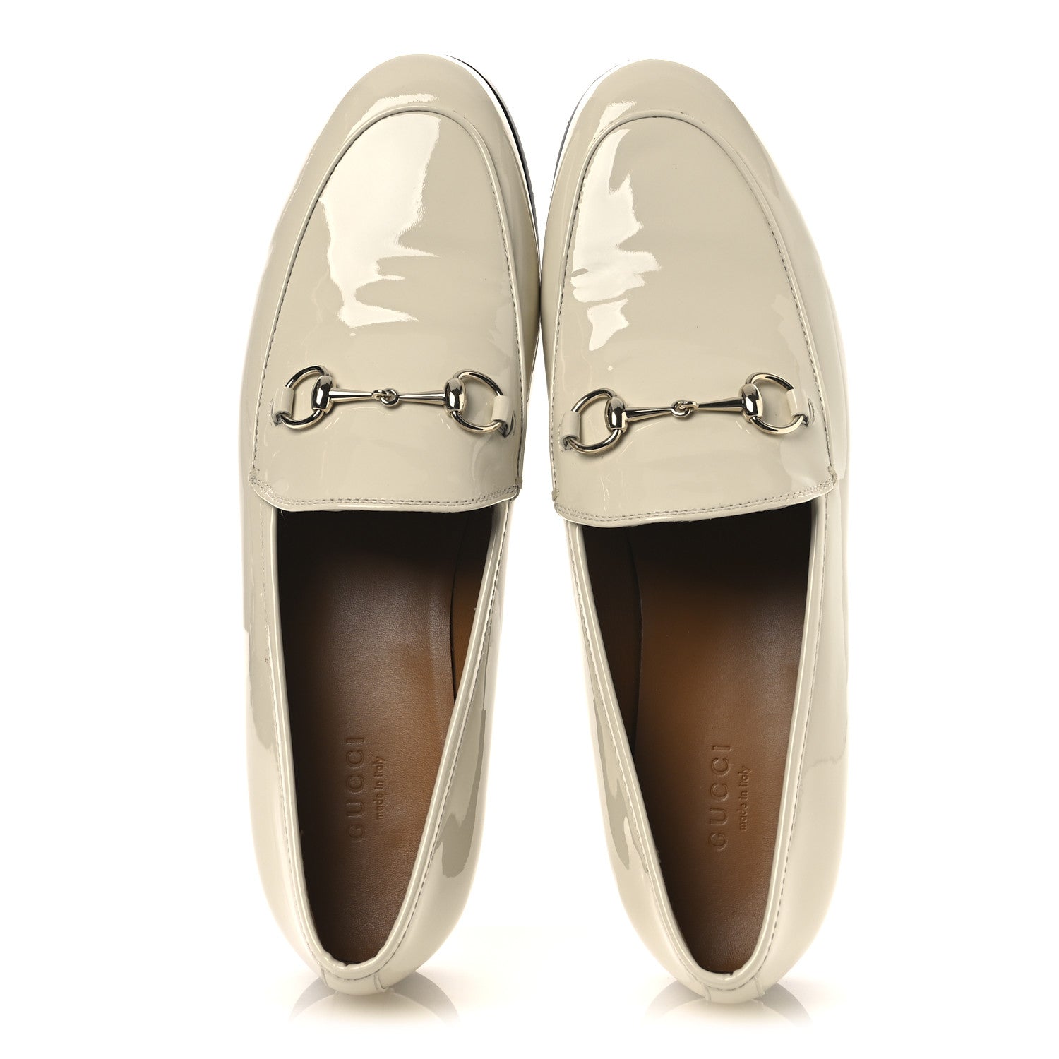 PATENT WOMENS JORDAAN LOAFERS NEW IVORY