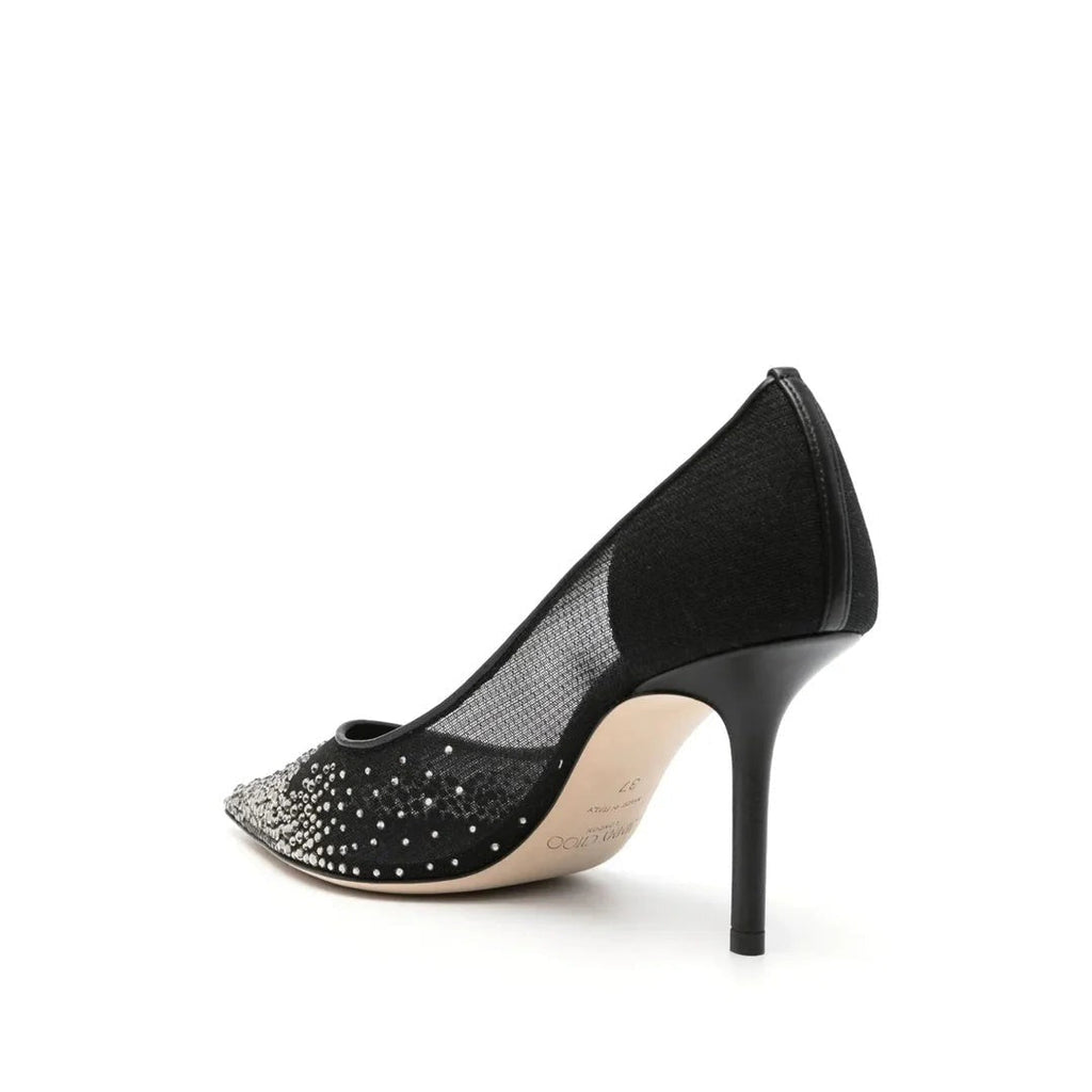 Jimmy Choo Love 85 Ballet Pink Pump - Black
