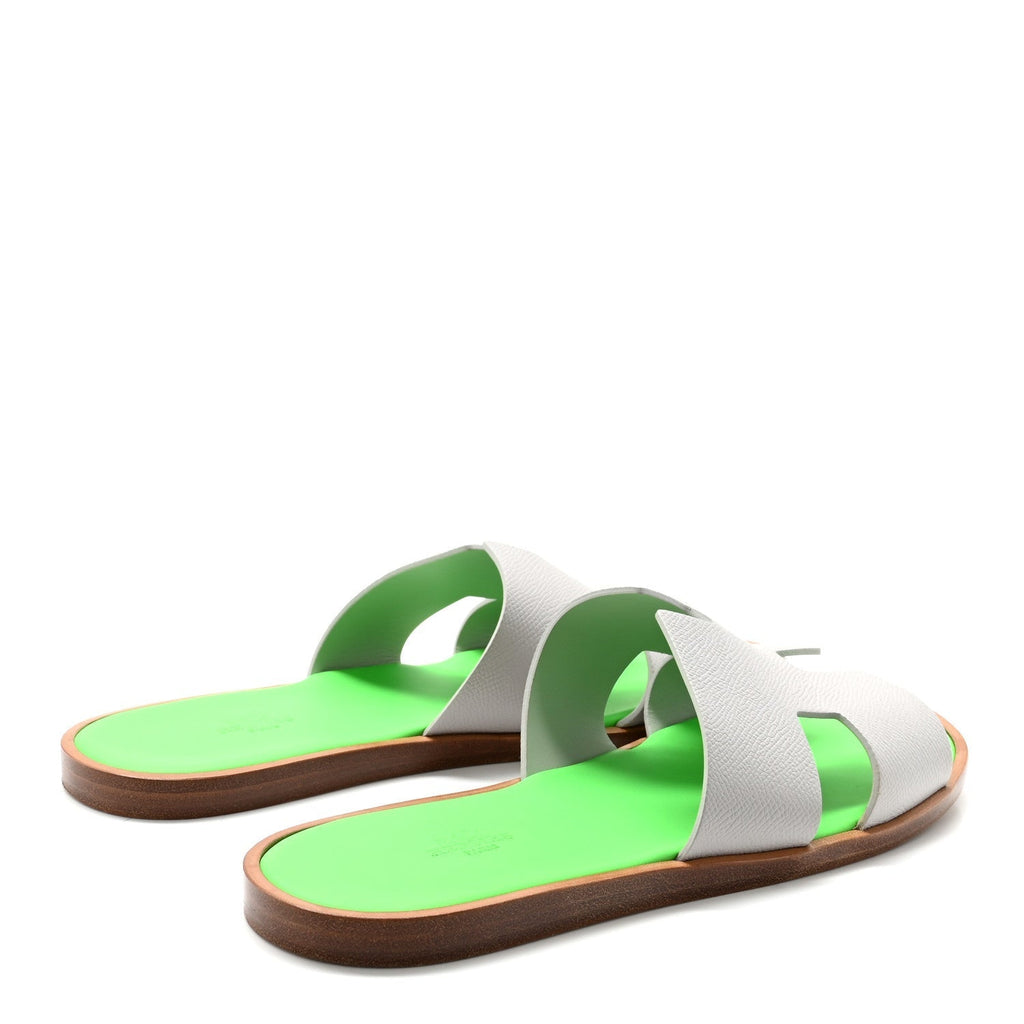 EPSOM MENS IZMIR SANDALS GRIS QUARTZ VERT FLUO