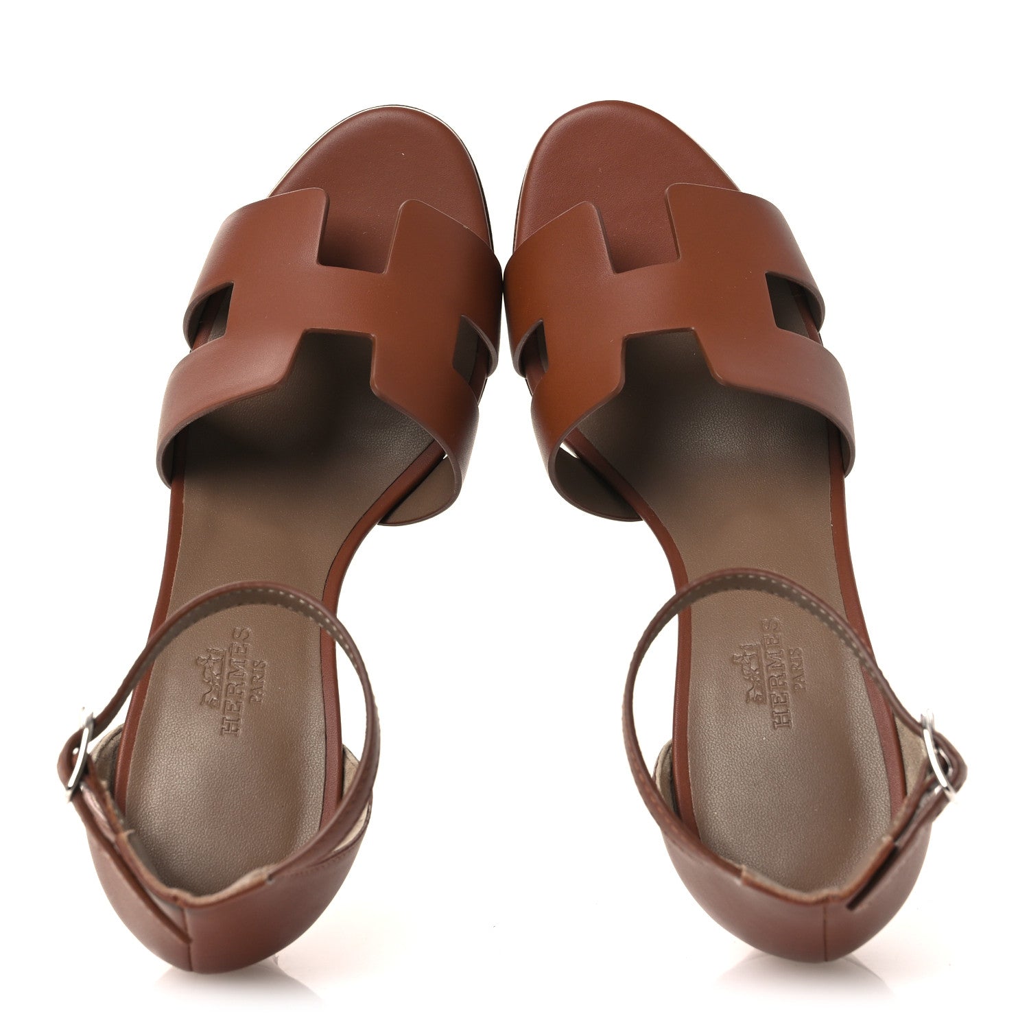CALFSKIN LEGEND WEDGE SANDALS GOLD