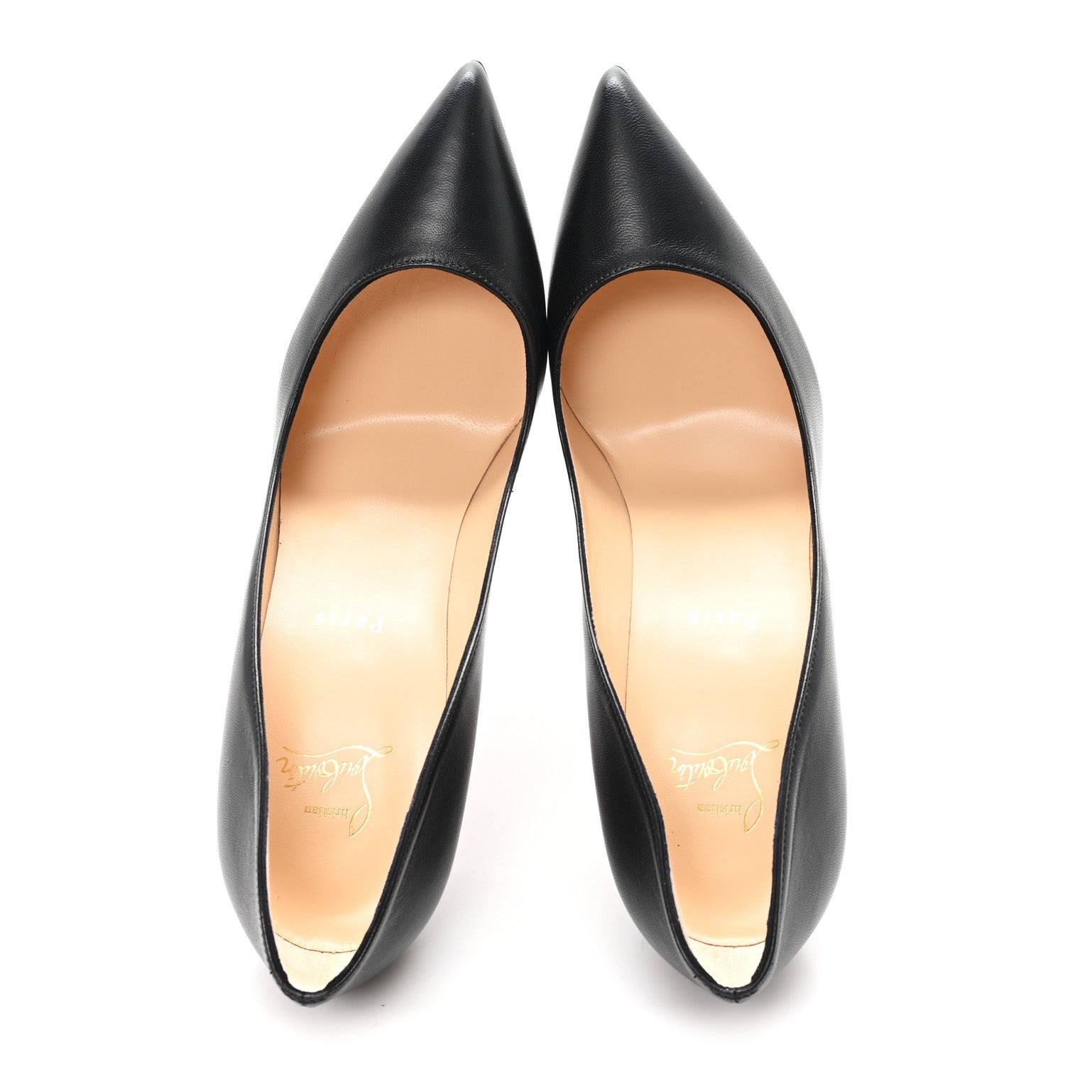 SHINY NAPPA PIGALLE FOLLIES 100 PUMPS BLACK
