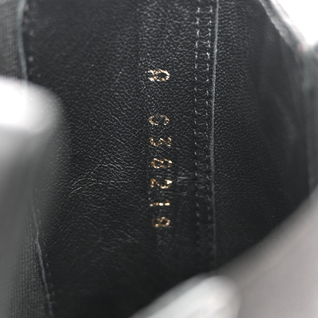 CRUMPLED CALFSKIN PATENT CAP TOE SHORT BOOTS BLACK
