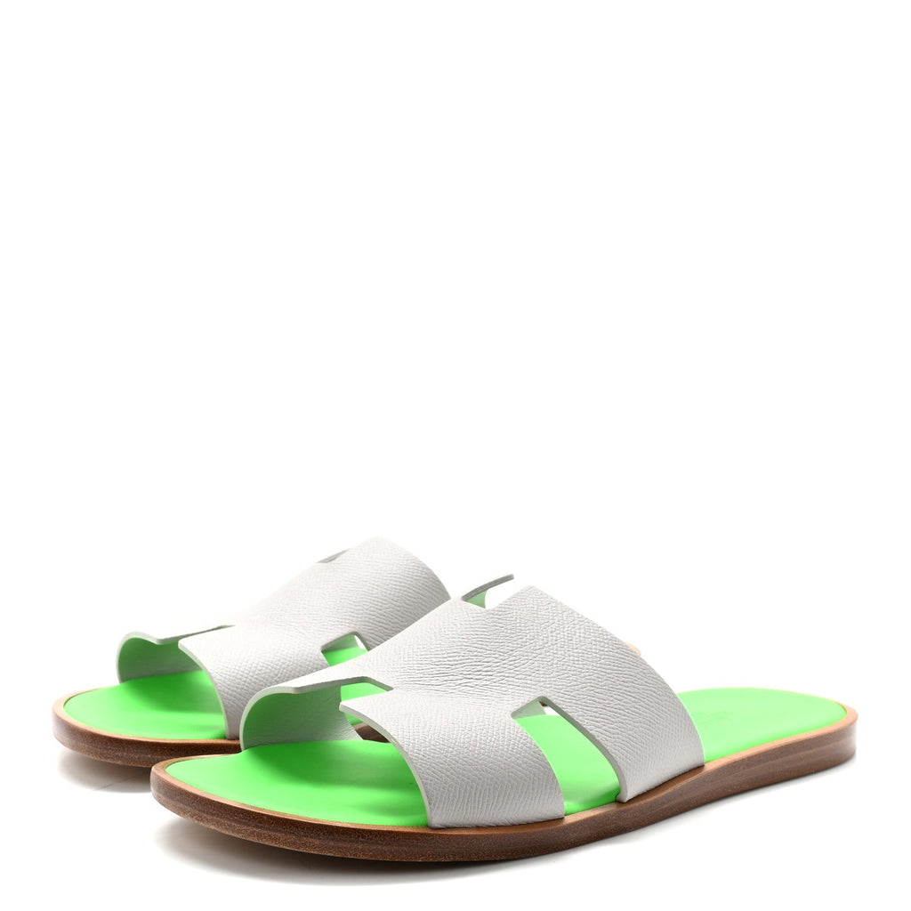 EPSOM MENS IZMIR SANDALS GRIS QUARTZ VERT FLUO