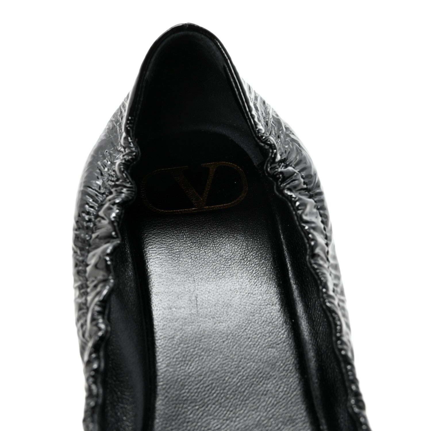 NAPLACK NAPPA VLOGO BOW MARY JANE BALLERINA FLATS BLACK