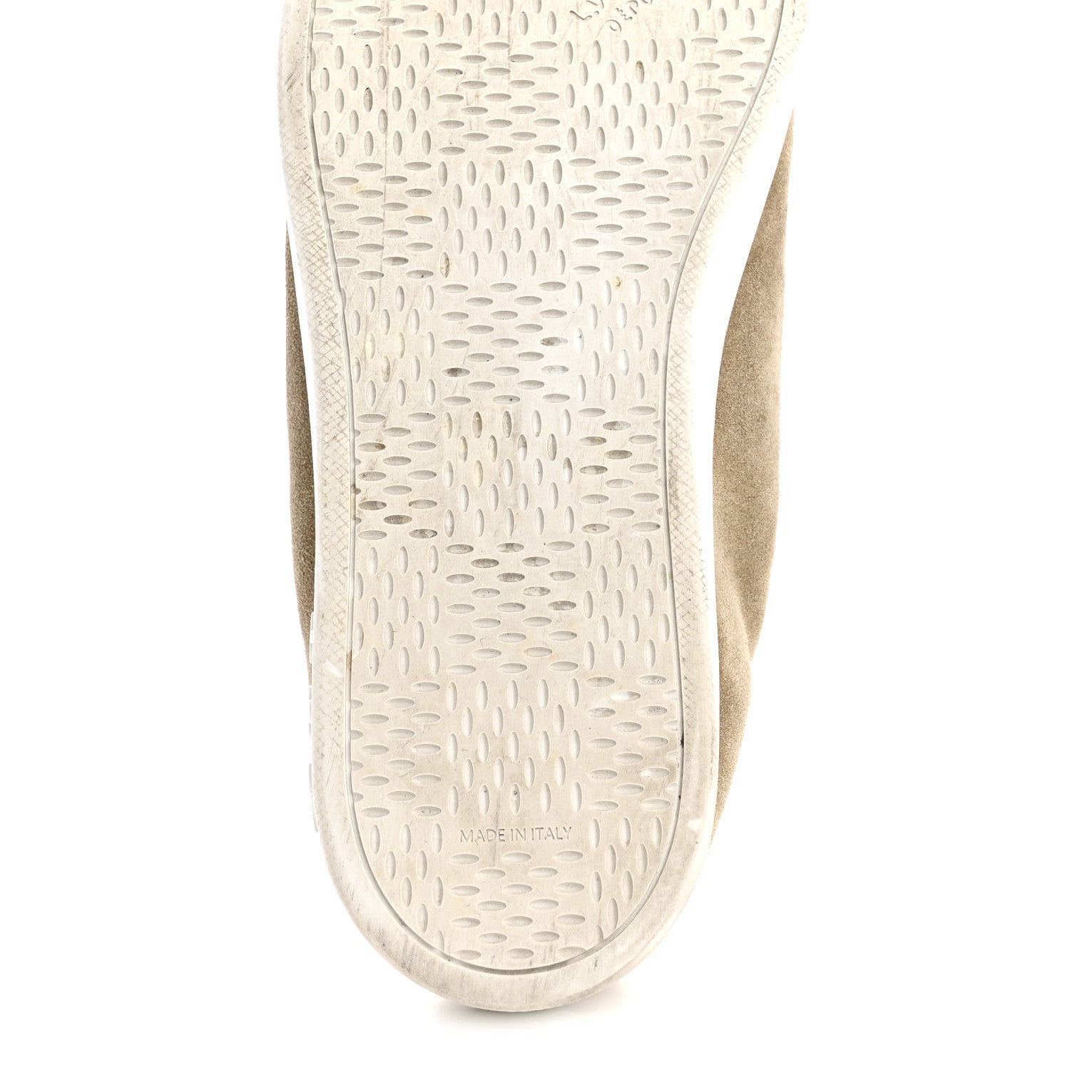 SUEDE CALFSKIN LV SOFT SNEAKERS BEIGE