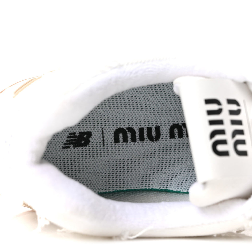 X NEW BALANCE DENIM MARMORIZZATO 574 SNEAKERS WHITE