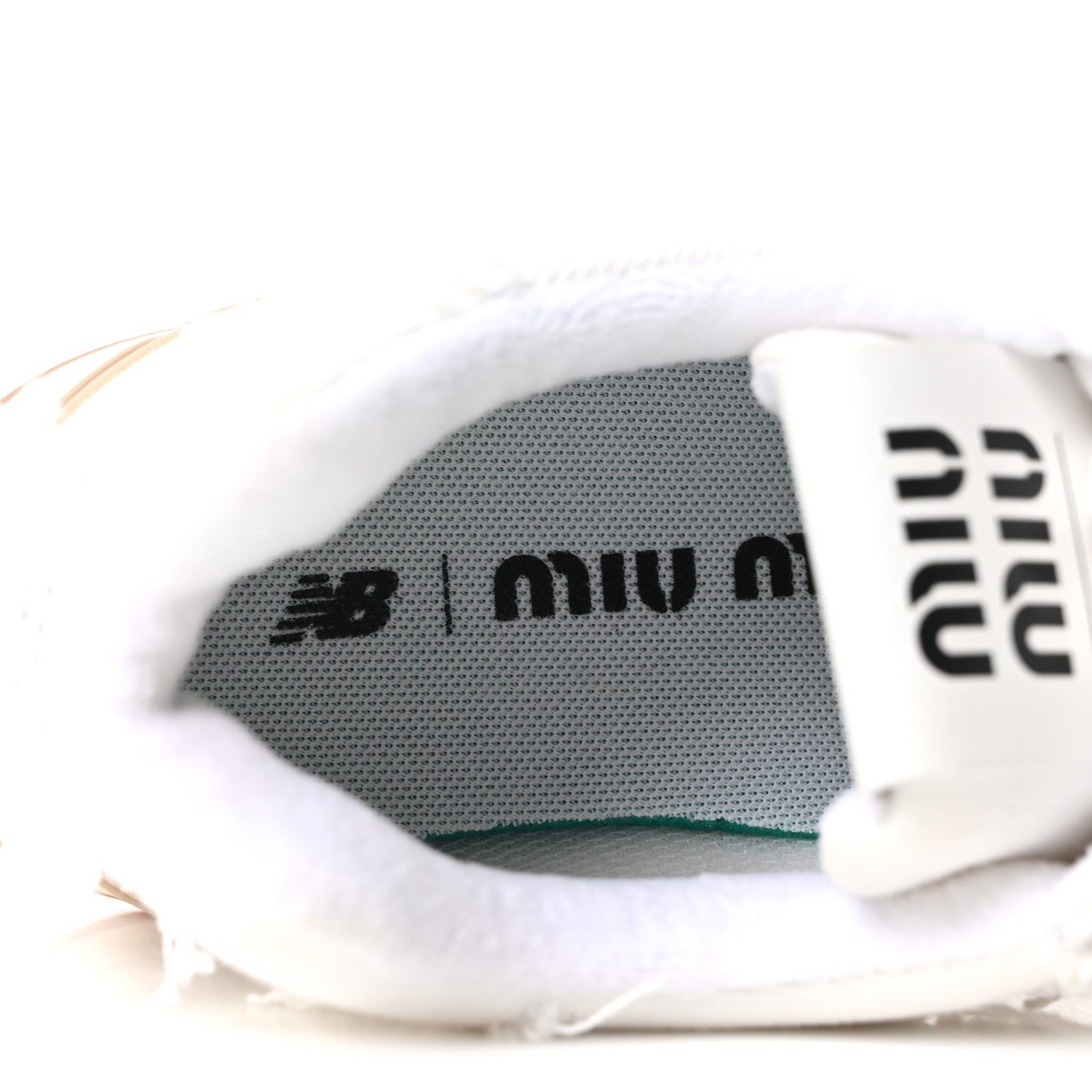 X NEW BALANCE DENIM MARMORIZZATO 574 SNEAKERS WHITE