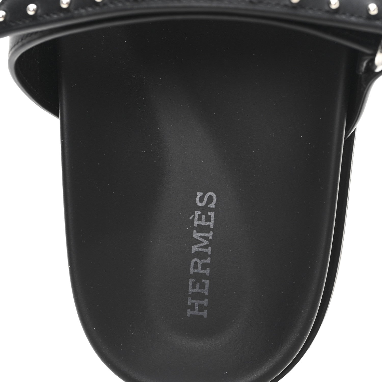 CALFSKIN MEDOR STUDDED WOMENS CHYPRE SANDALS BLACK