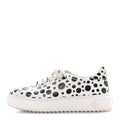 LV X YK CALFSKIN PRINTED INFINITY DOTS TIME OUT SNEAKERS WHITE