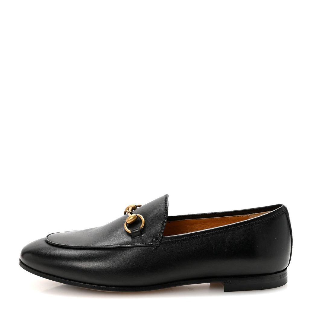 CALFSKIN WOMENS JORDAAN LOAFERS BLACK