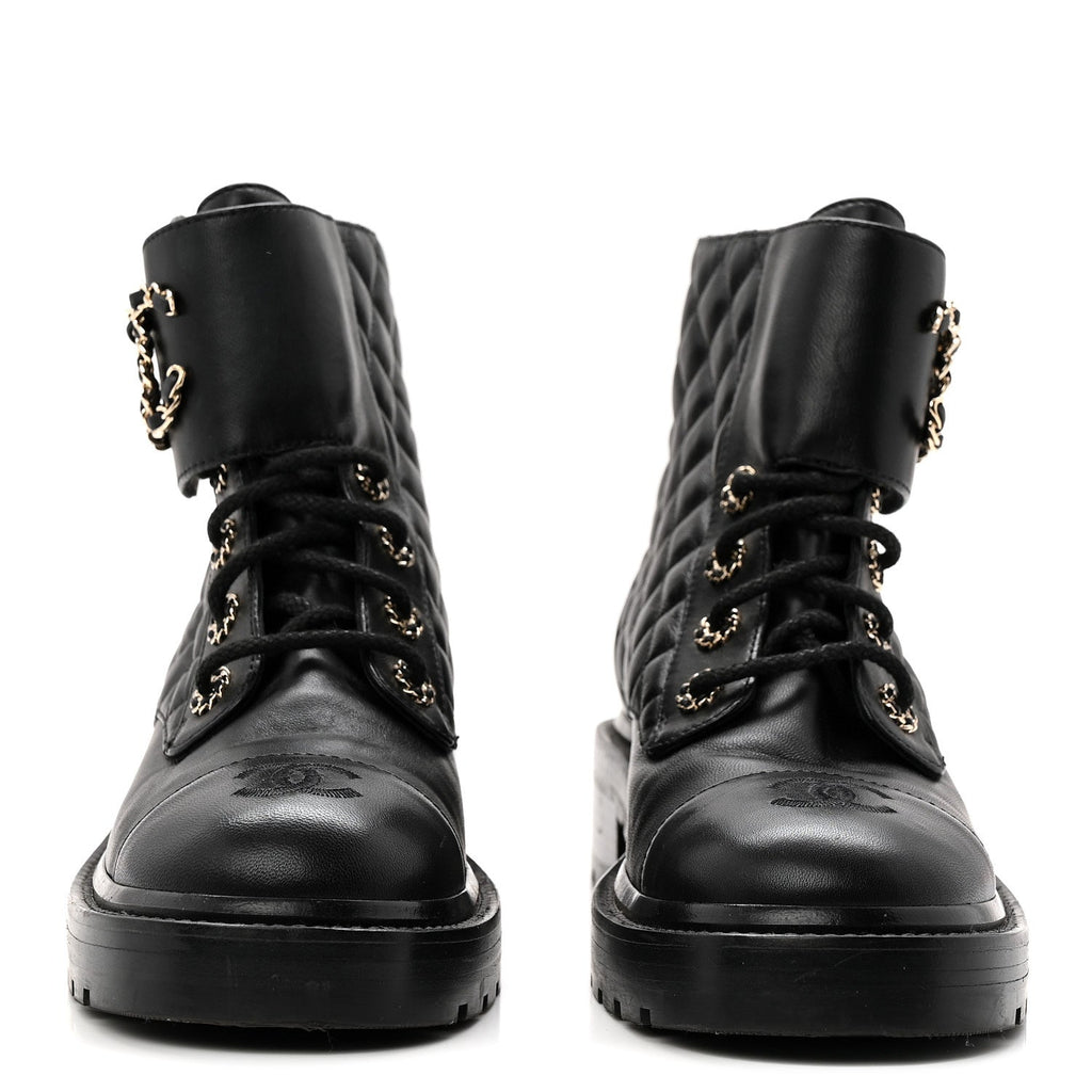 CALFSKIN CAP TOE CC RIDING BOOTS BLACK