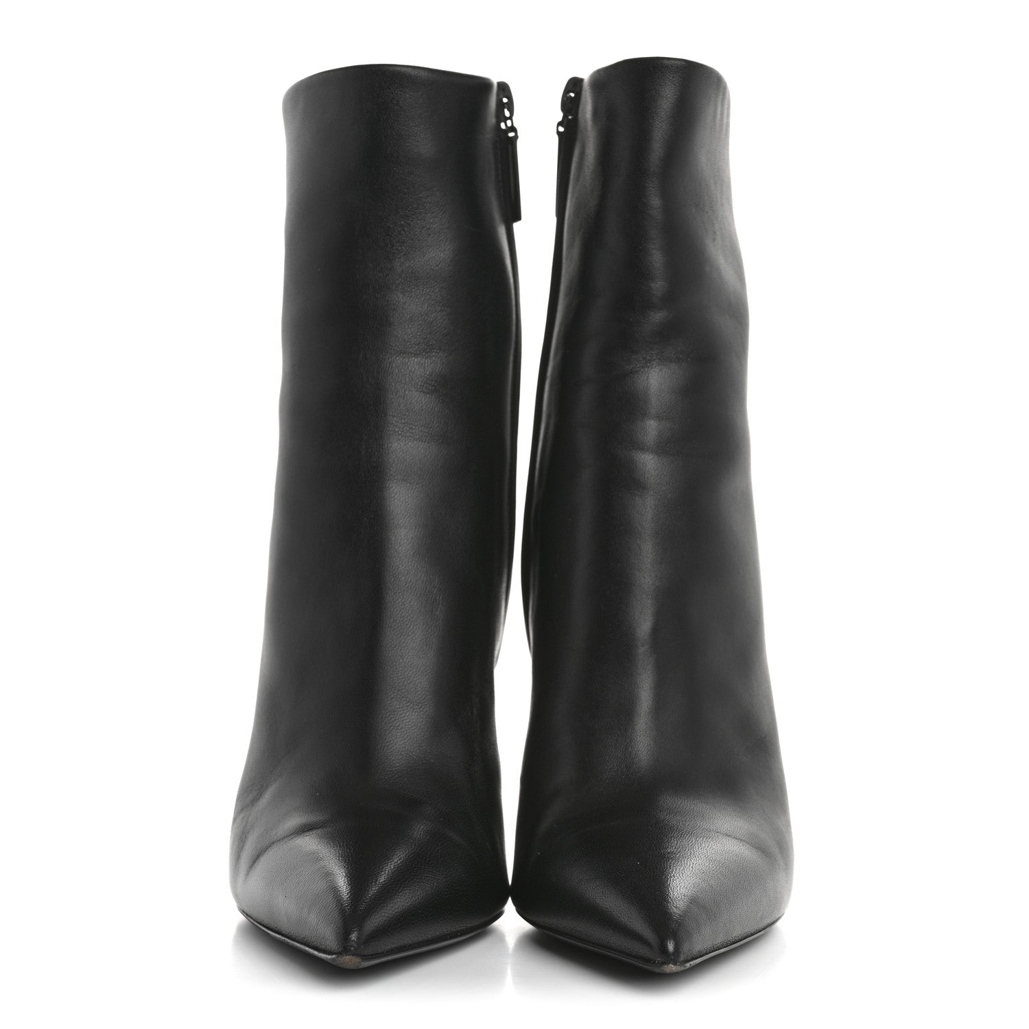 CALFSKIN OPYUM ANKLE BOOTS BLACK