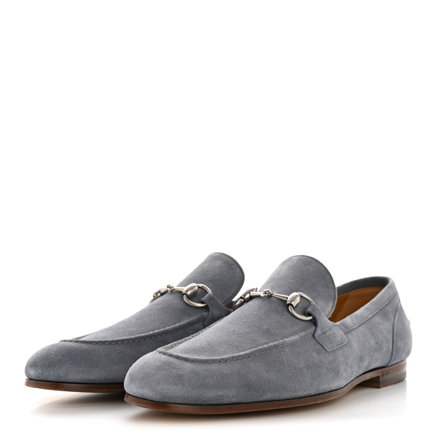 SUEDE HORSEBIT MENS JORDAAN LOAFERS FOGGY GREY