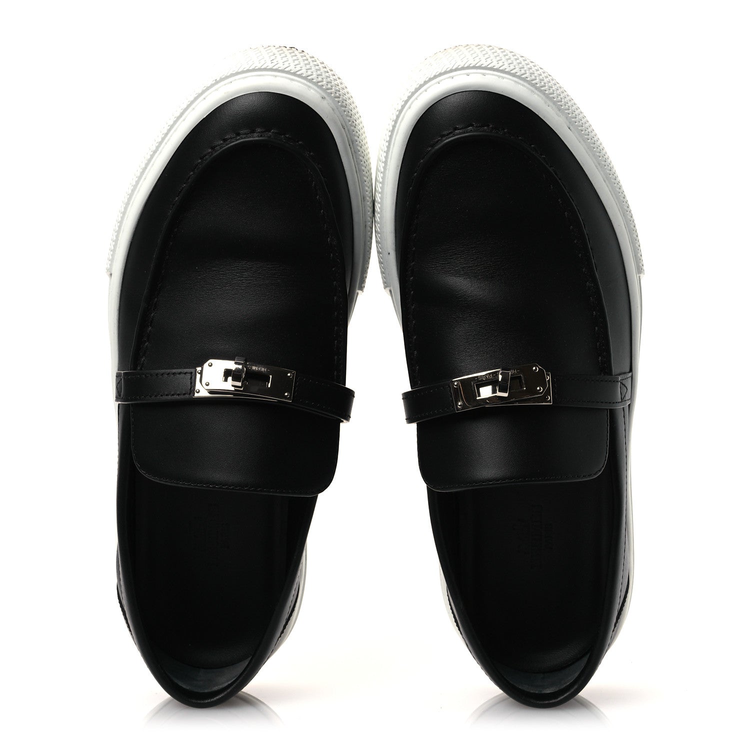 CALFSKIN GAME SLIP ON SNEAKERS BLACK