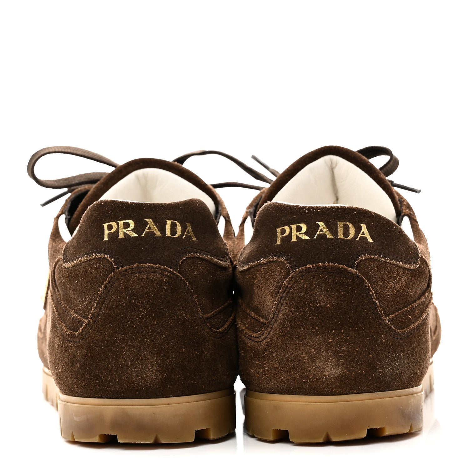 SCAMOSCIATO SUEDE TRIANGLE MENS TRAIL SNEAKERS MORO