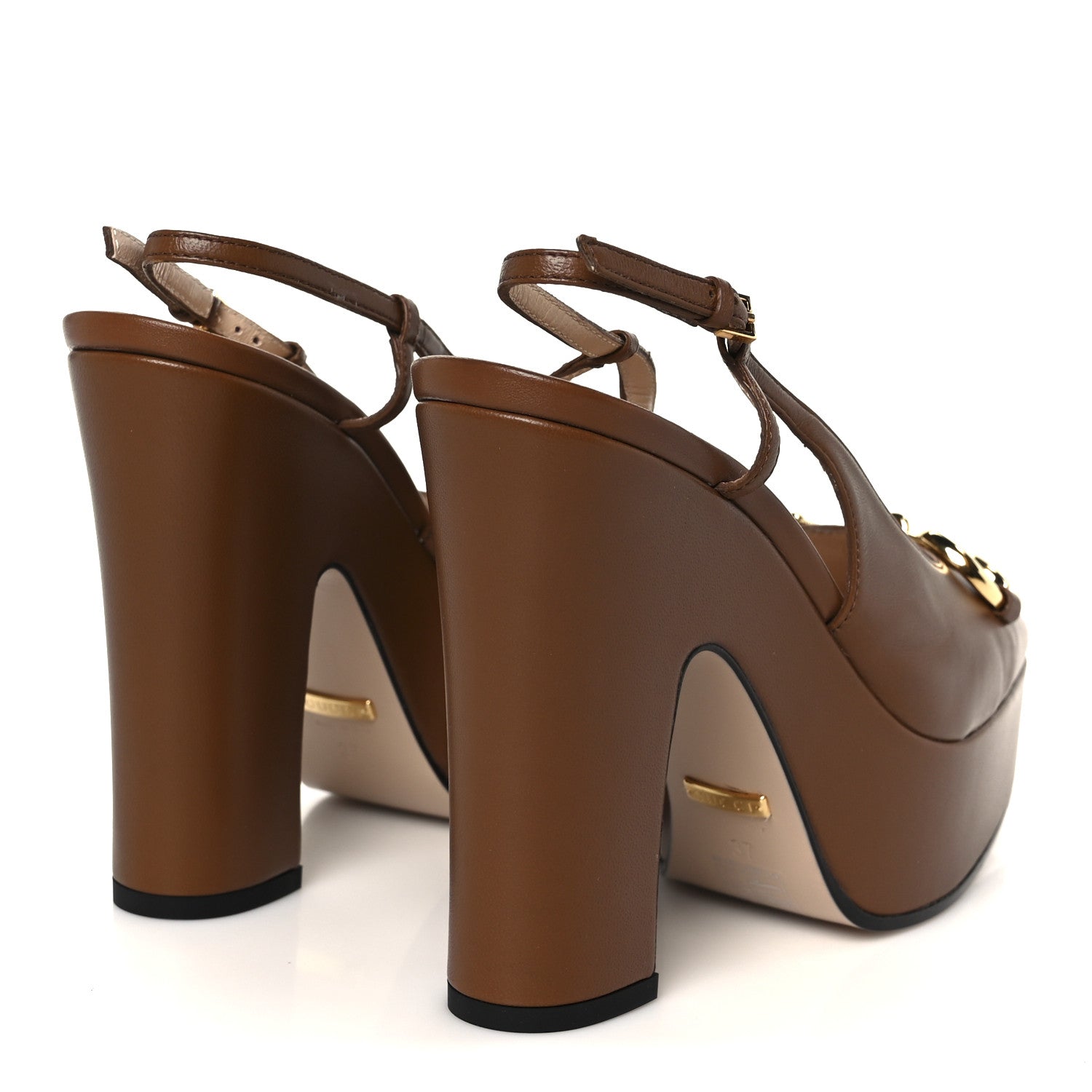 NAPPA HORSEBIT PLATFORM /120MM SLINGBACK PUMPS CUIR