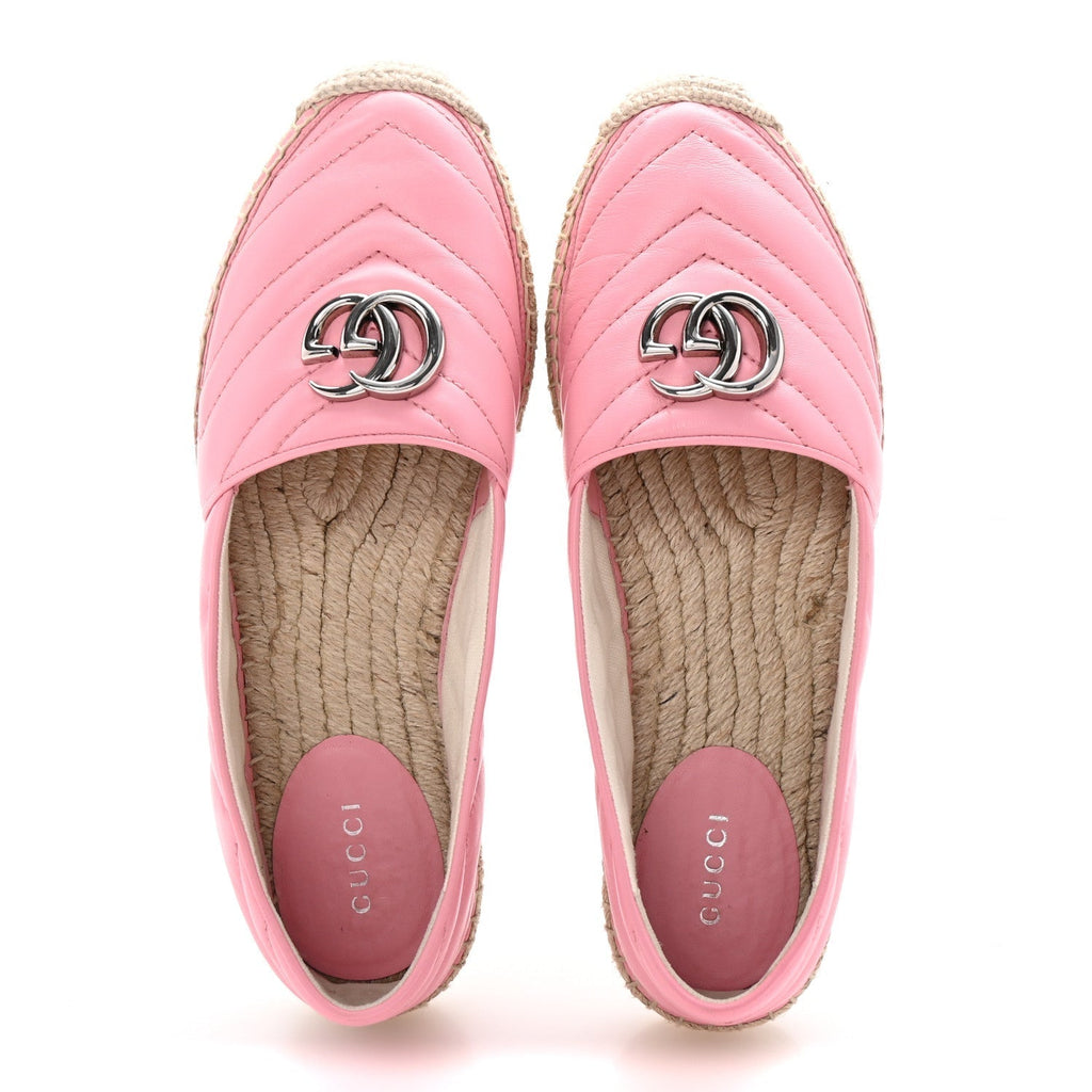 NAPPA MATELASSE GG MARMONT ESPADRILLES WILD ROSE