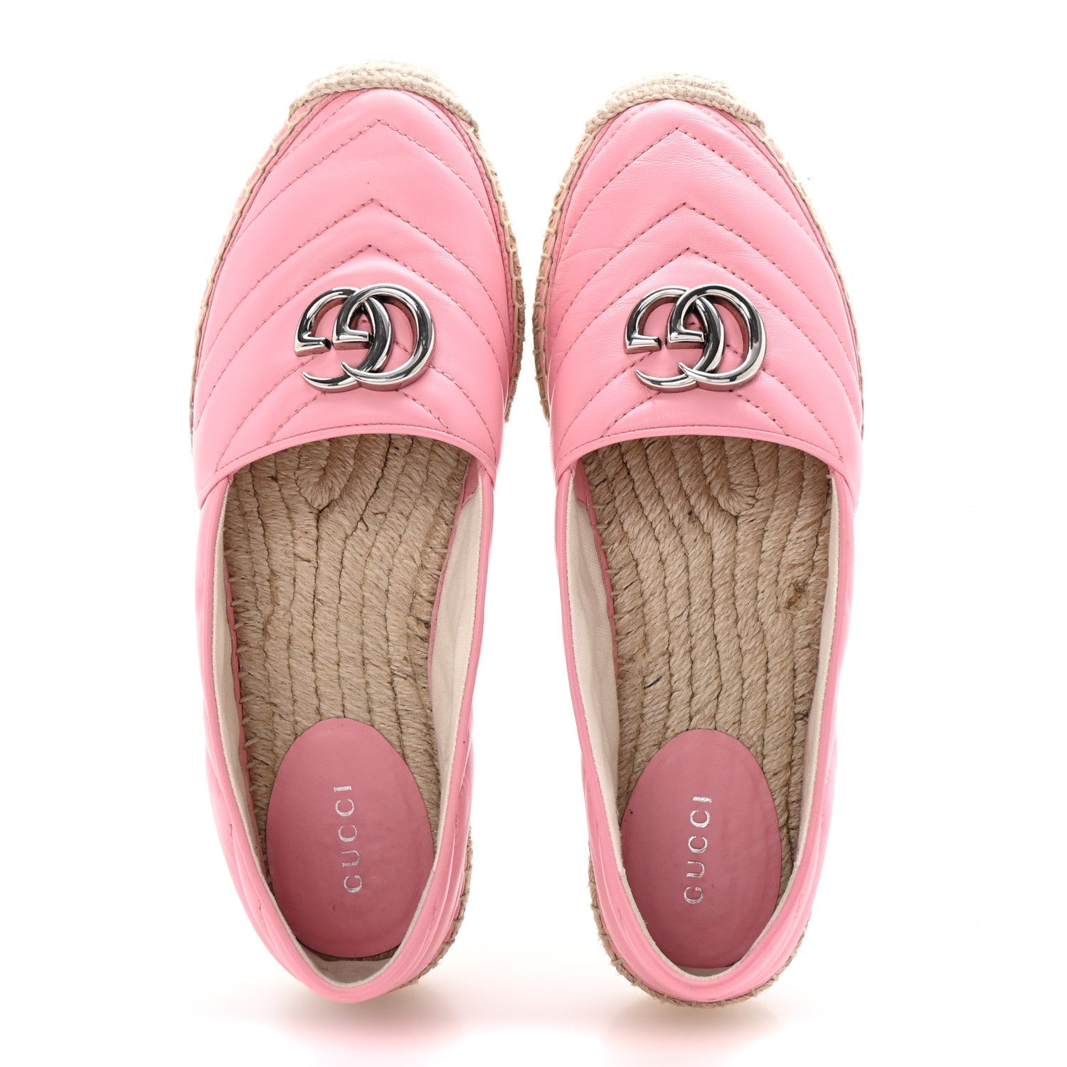 NAPPA MATELASSE GG MARMONT ESPADRILLES WILD ROSE