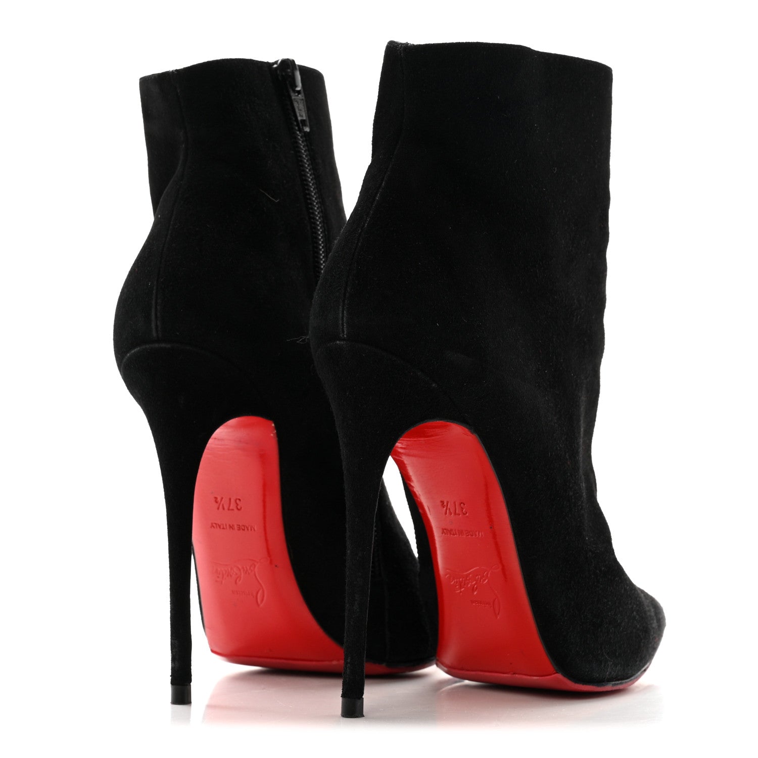 SUEDE SO KATE BOOTY 120 ANKLE BOOTS BLACK