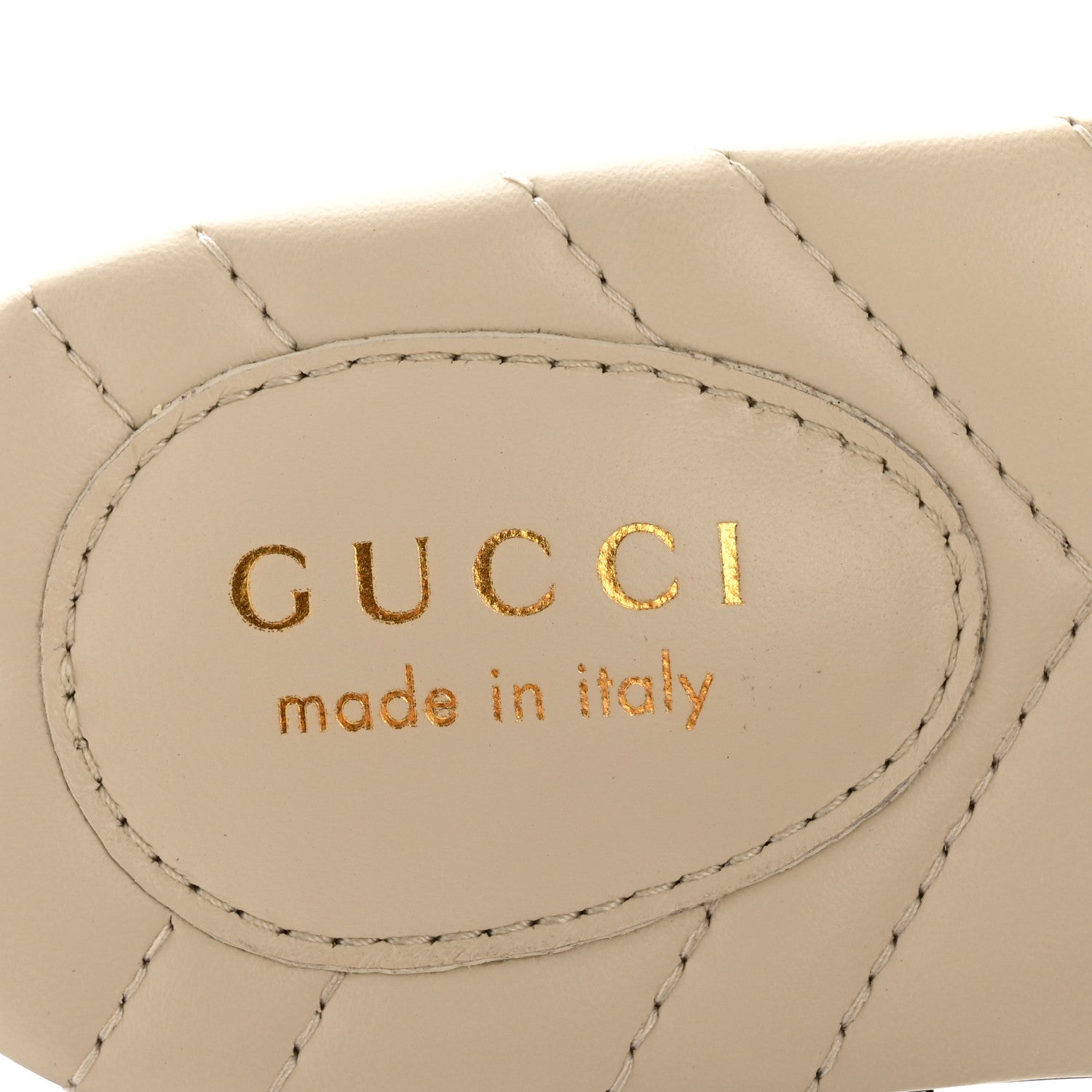 NAPPA MATELASSE GG MARMONT FLAT SLIDE SANDALS NEW IVOIRE