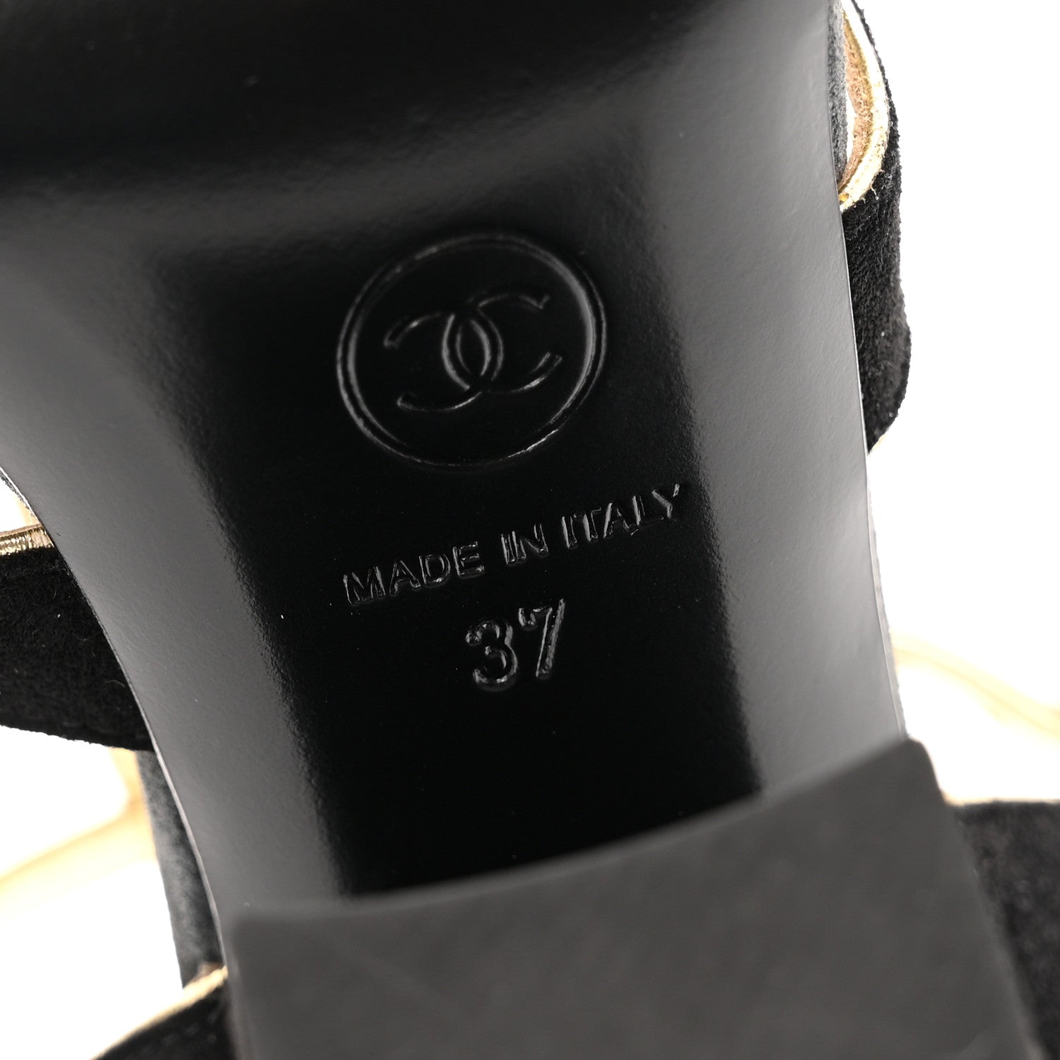 SUEDE CALFSKIN PEEP TOE ANKLE STRAP PUMPS BLACK GREY