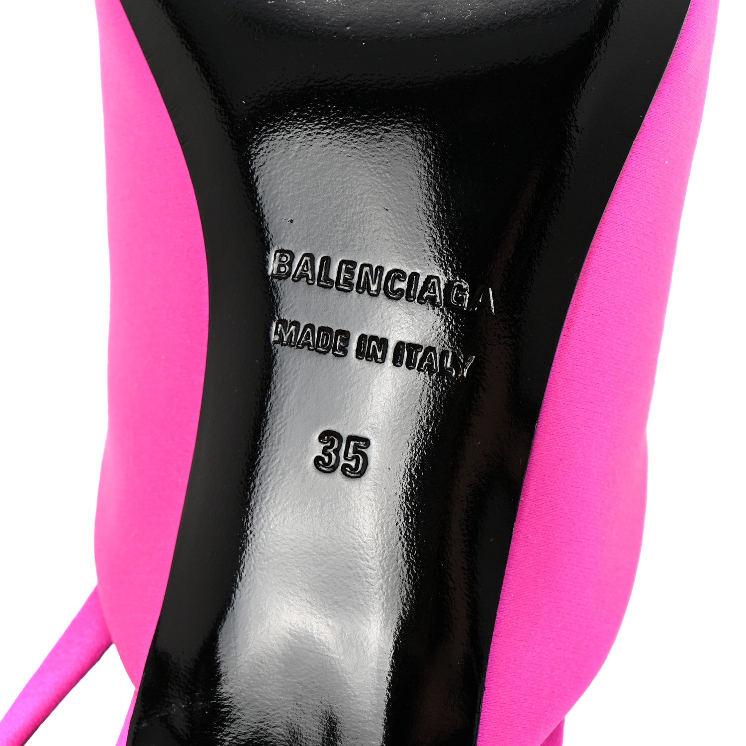 SATIN POINTED TOE KNIFE SLINGBACK 40MM MULES ROSE FUCHSIA