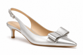 AMELIRA SILVER BOW HEEL