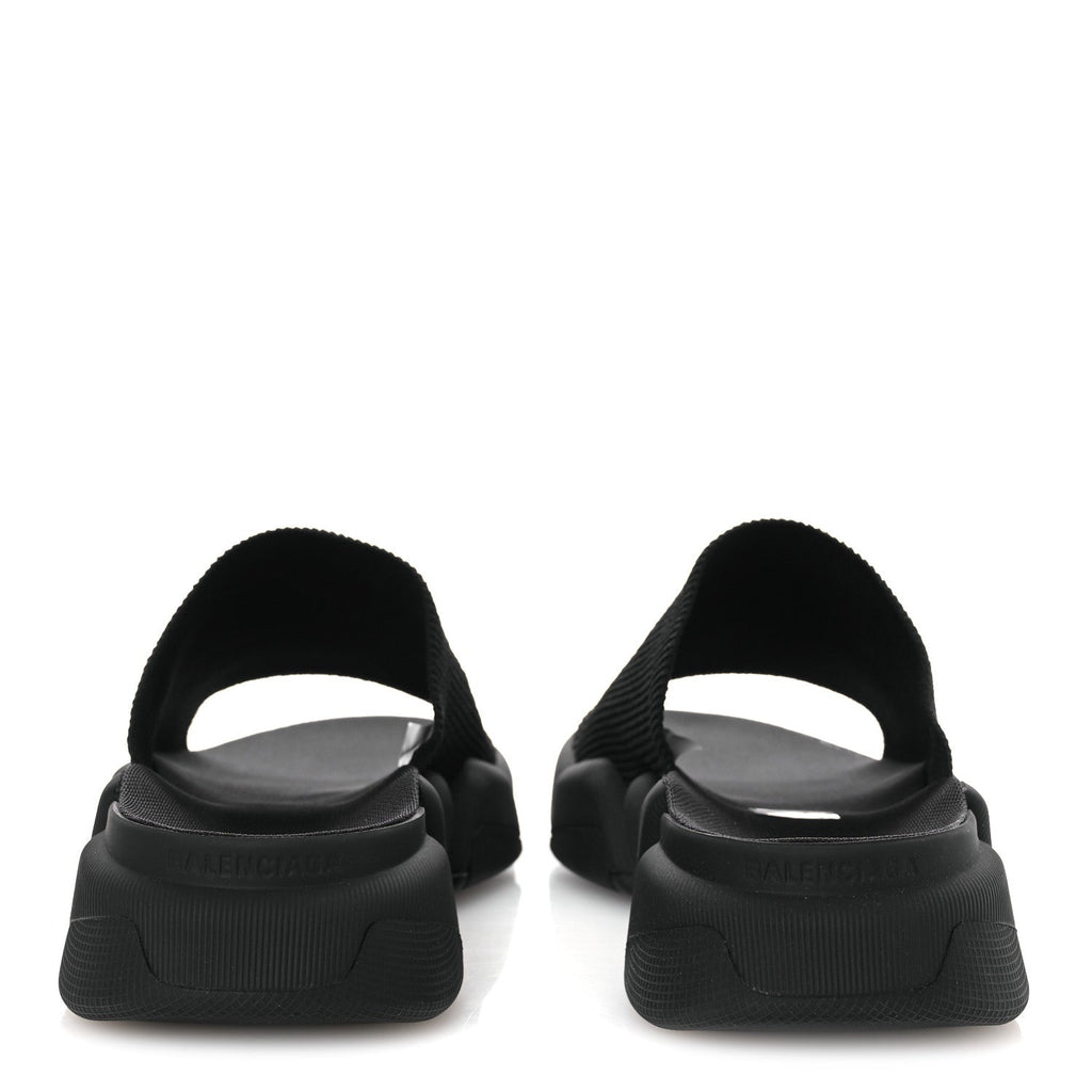 TECHNICAL 3D RECYCLED KNIT WOMENS SPEED 2.0 SLIDE SANDALS BLACK