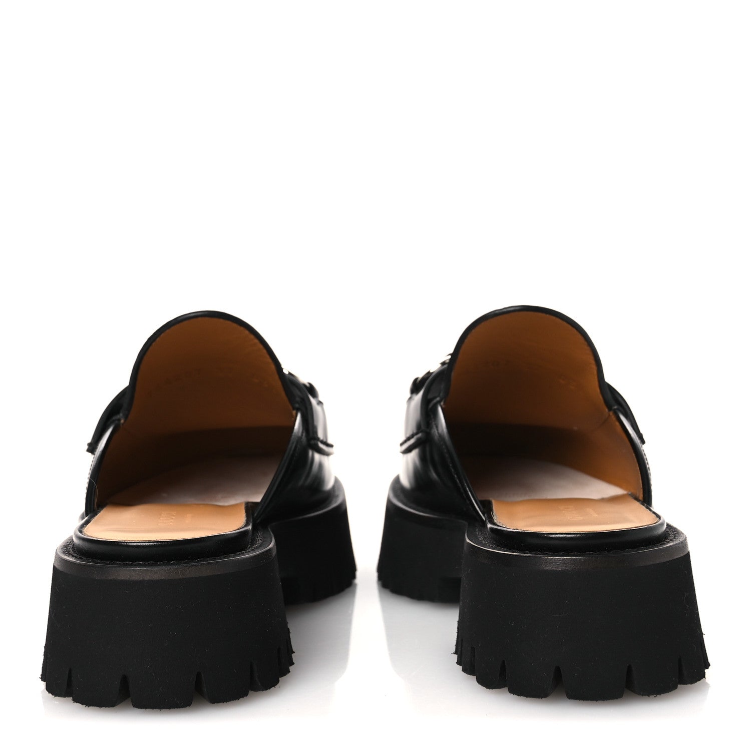CORDOVAN LUX WOMENS SYLKE HORSEBIT PLATFORM MULES BLACK