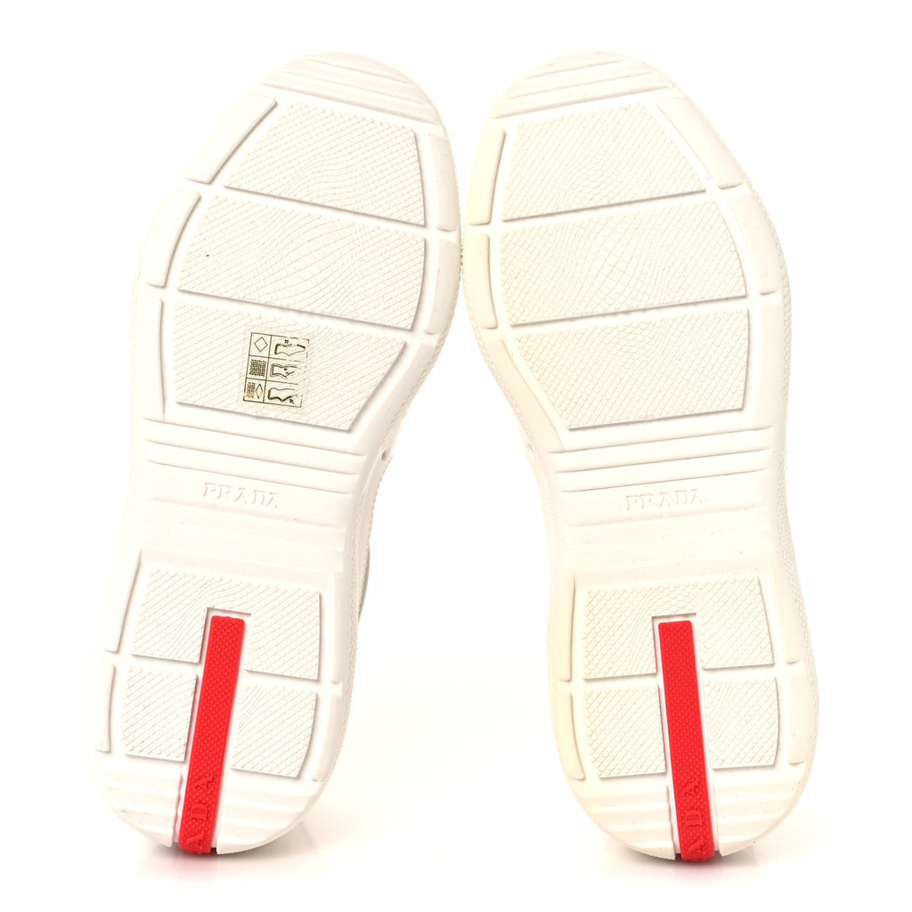 SOFT RUBBER MESH WOMENS AMERICA'S CUP SNEAKERS WHITE ARGENTO