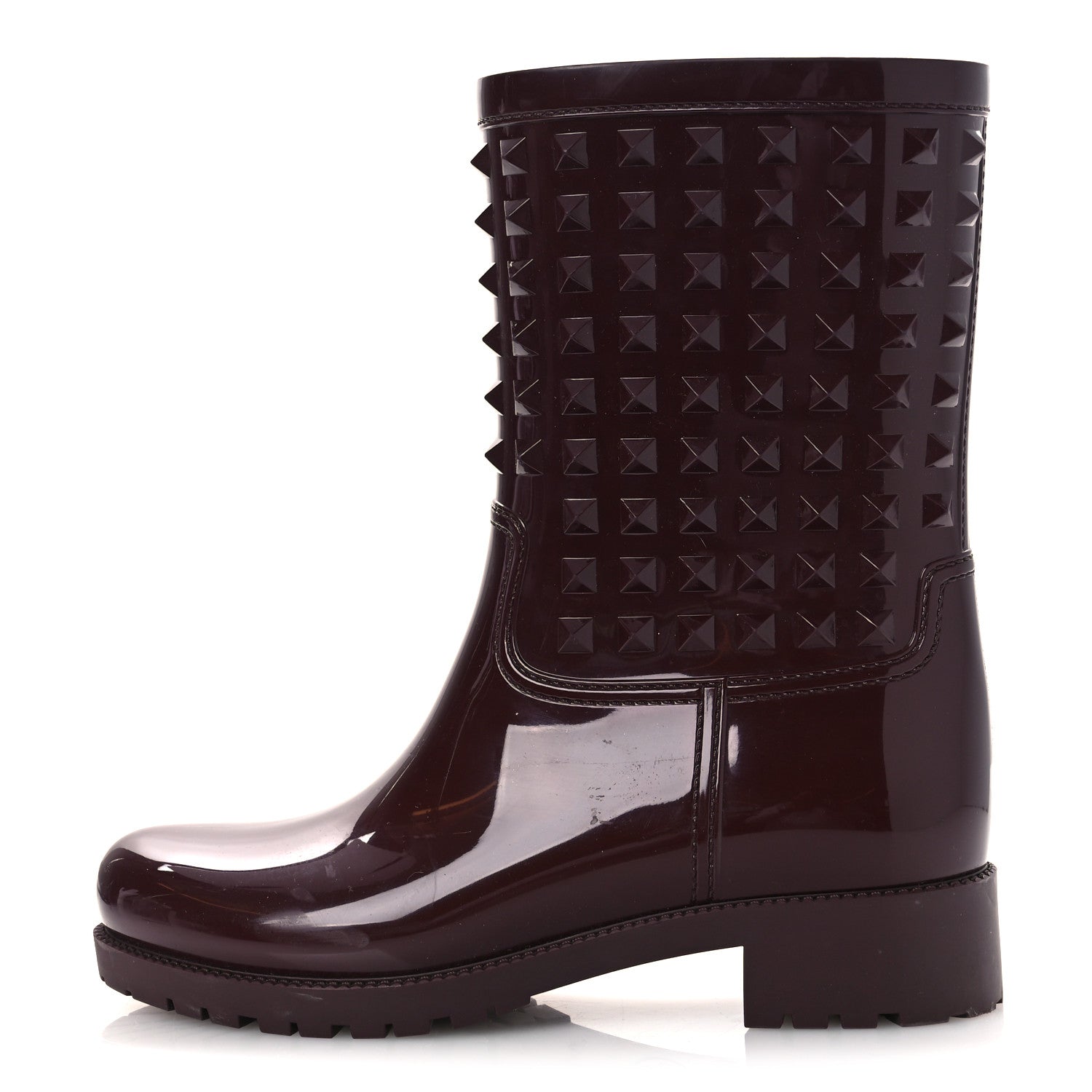 RUBBER ROCKSTUD SHORT RAINBOOTS RUBIN