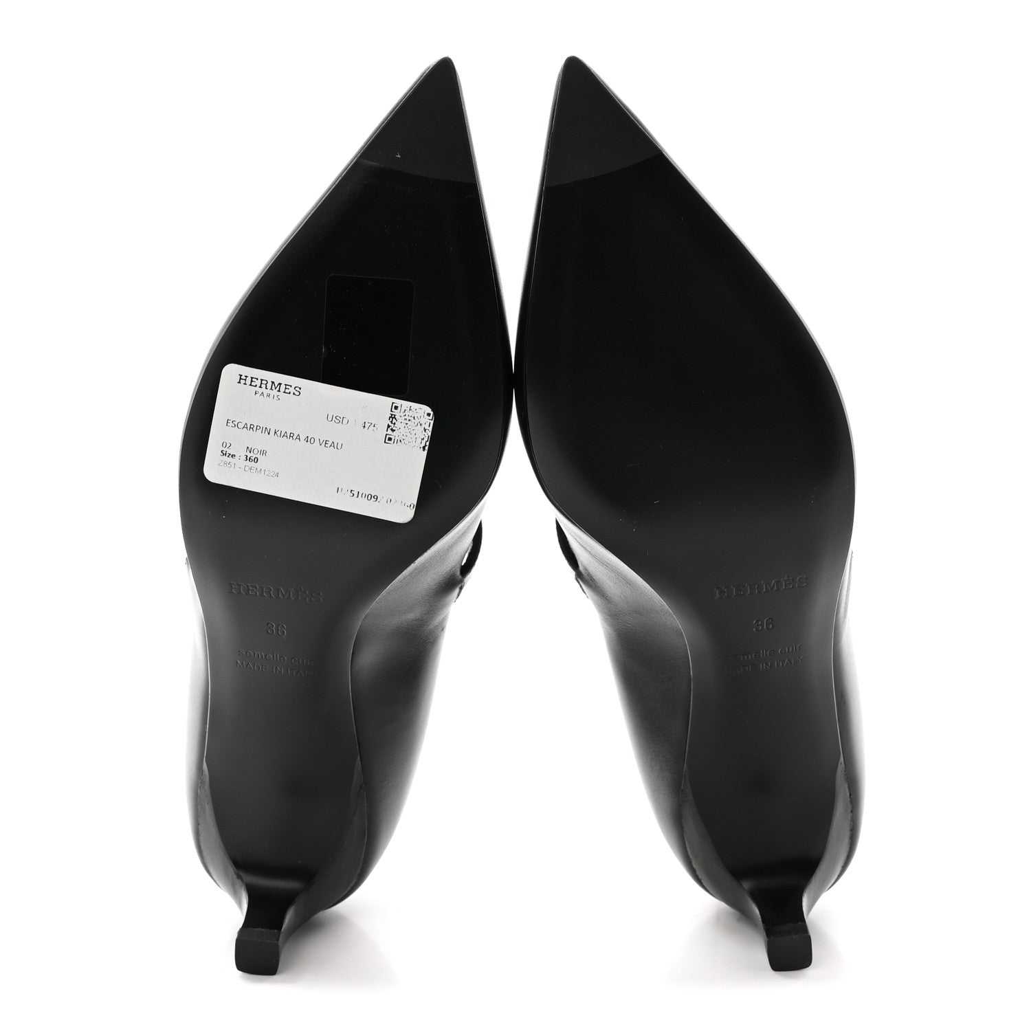 CALFSKIN KIARA PUMPS BLACK