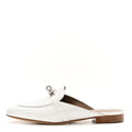 CALFSKIN OZ MULES WHITE