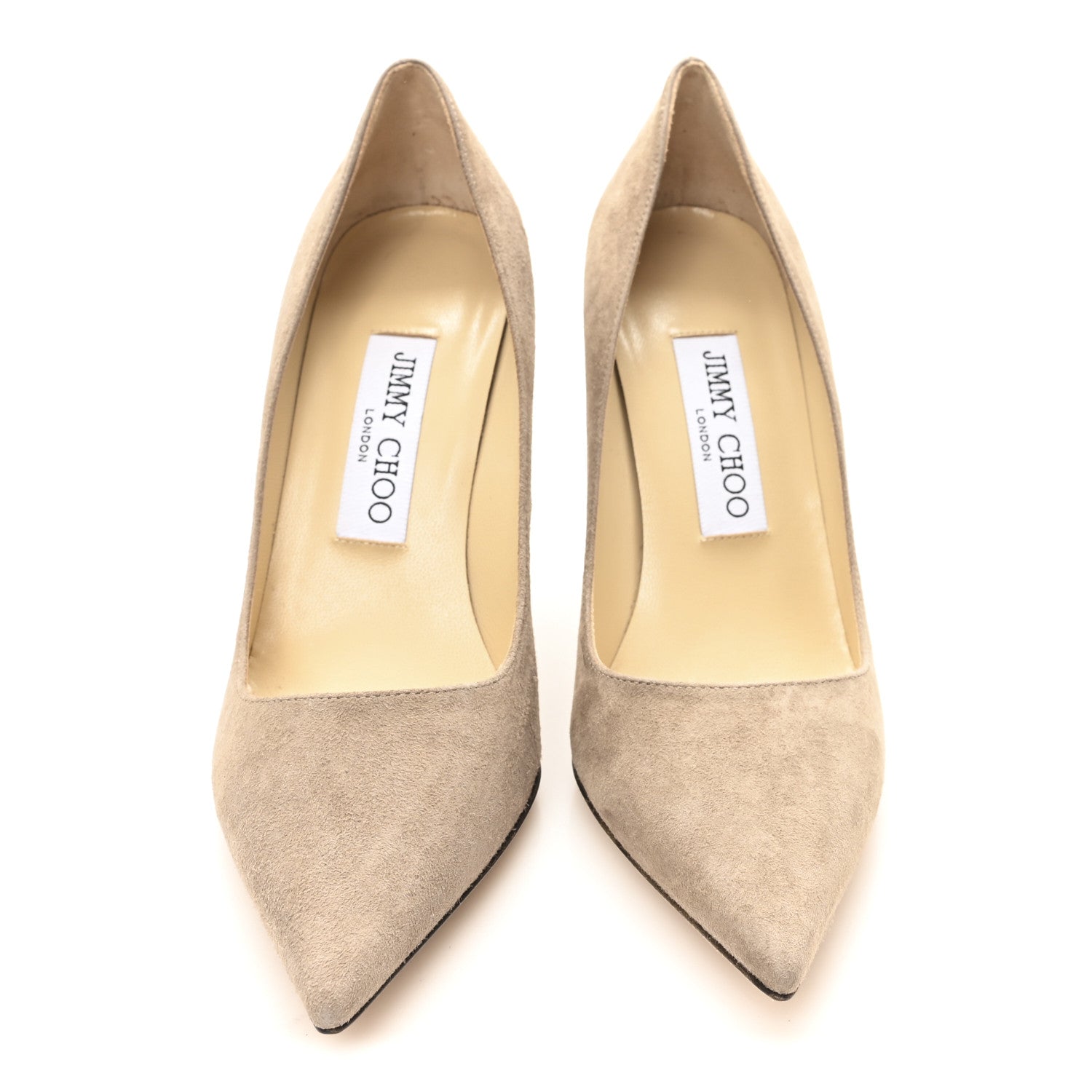 SUEDE POINTY TOE ROMY PUMPS STONE
