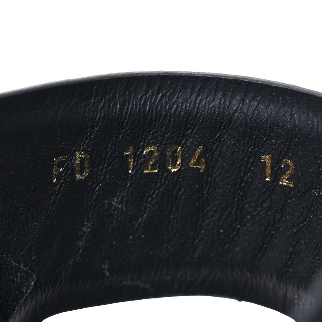 MONOGRAM ECLIPSE CALFSKIN MENS LV OASIS MULES BLACK