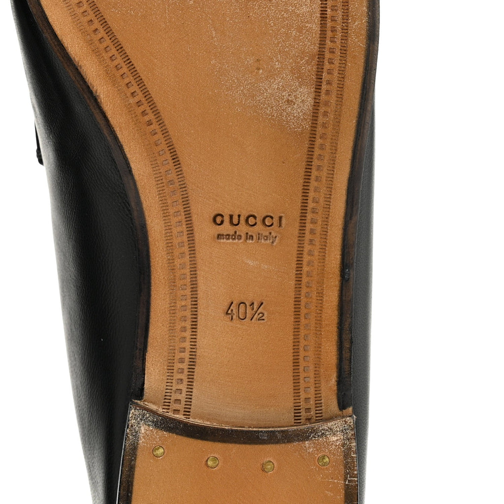 LAMBSKIN WOMENS BRIXTON HORSEBIT LOAFERS BLACK