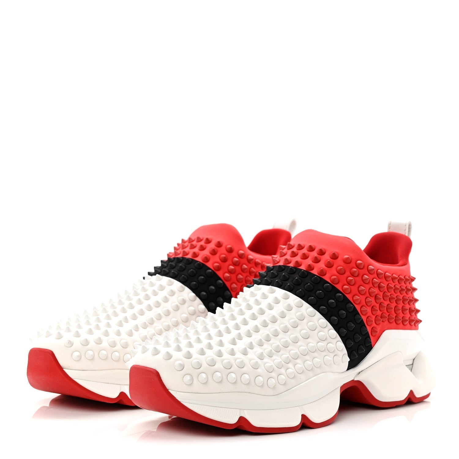 NEOPRENE MENS TRICOLORE SPIKE SOCK FLAT SNEAKERS VERSION MULTI