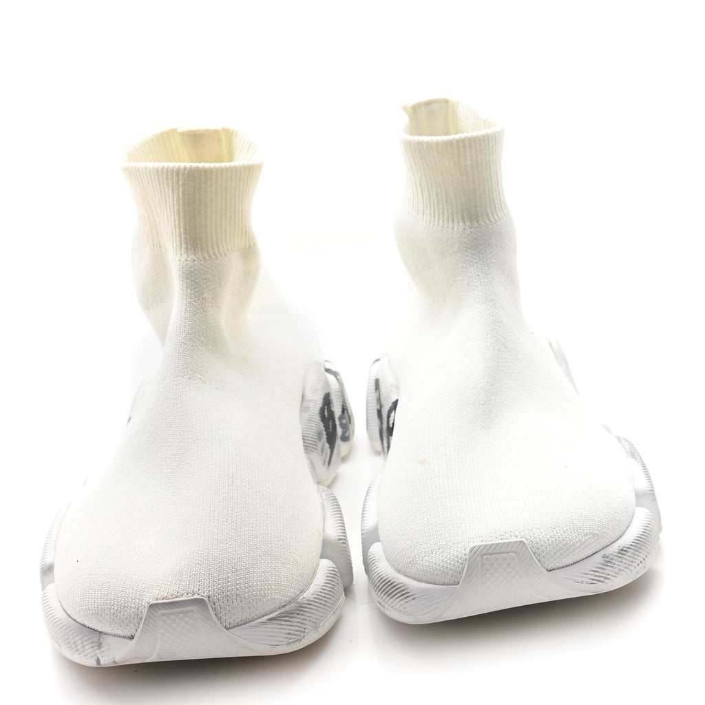 TECHNICAL 3D RECYCLED KNIT GRAFITTI WOMENS SPEED 2.0 SNEAKERS WHITE
