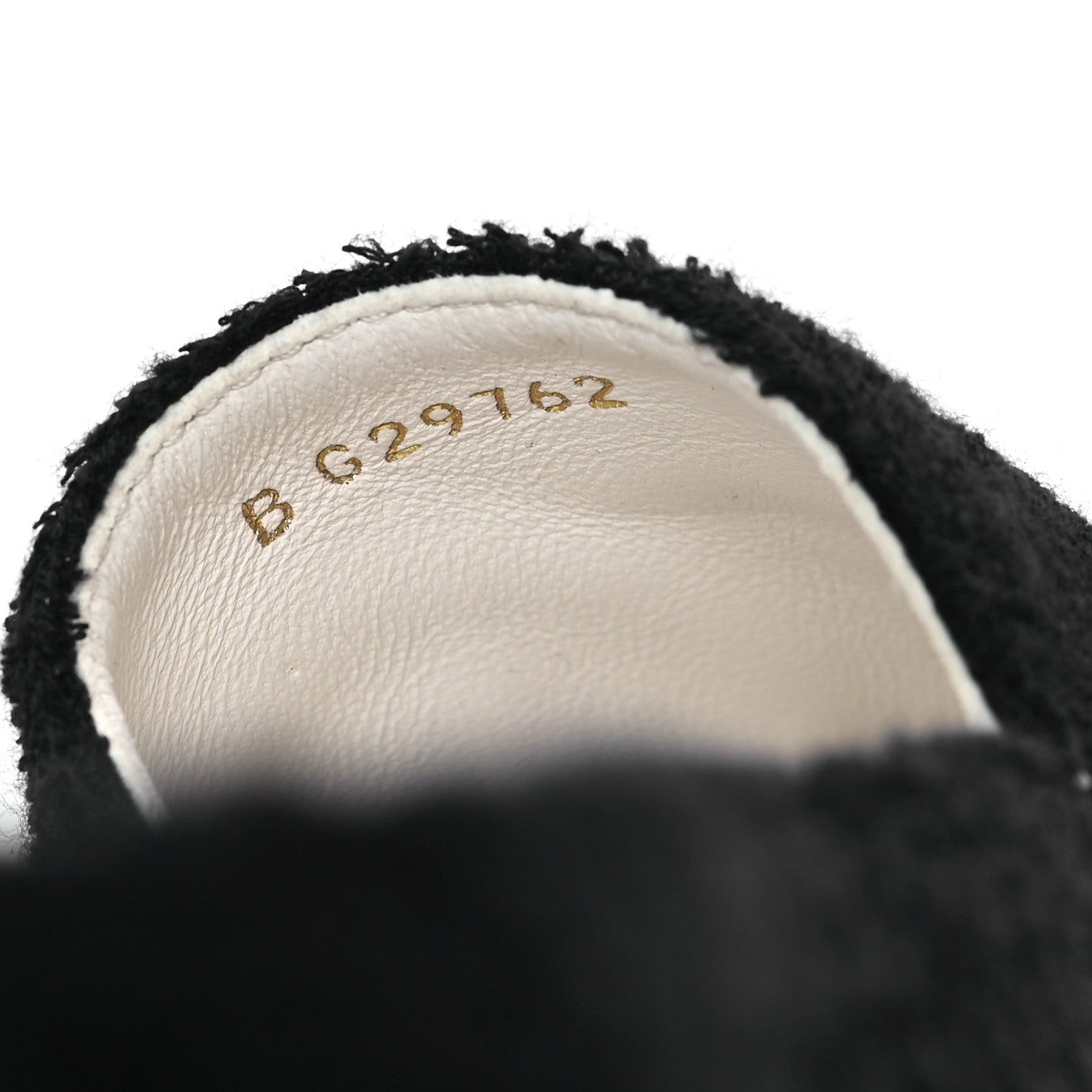 COTTON LAMBSKIN CC ESPADRILLES BLACK WHITE