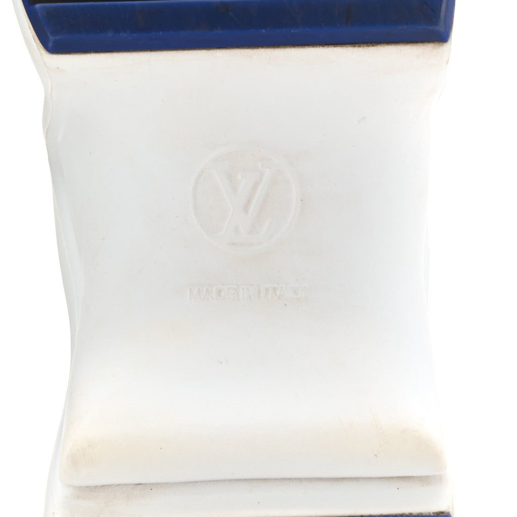 JACQUARD VELVET MONOGRAM LV ARCHLIGHT SNEAKERS WHITE BLUE