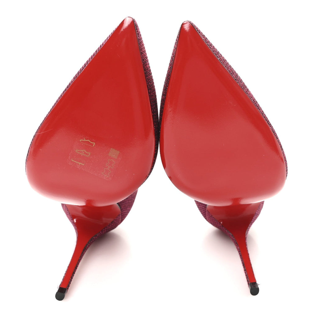 GLITTER TISSE PIGALLE FOLLIES 120 PUMPS CASSIS