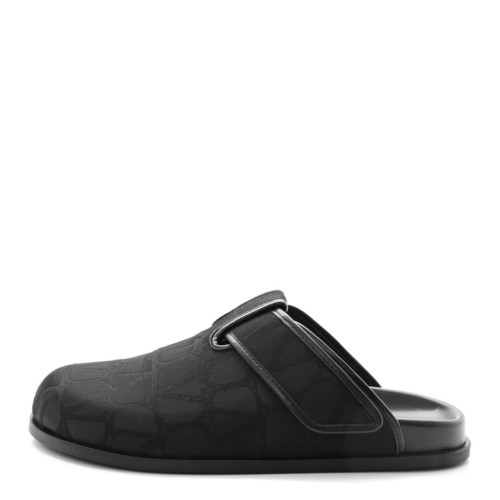JACQUARD ICONOGRAPHE VLOGO MULES BLACK