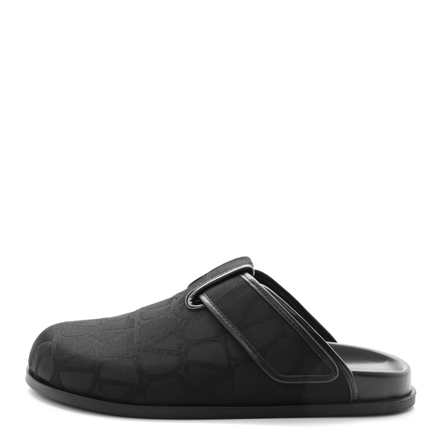 JACQUARD ICONOGRAPHE VLOGO MULES BLACK
