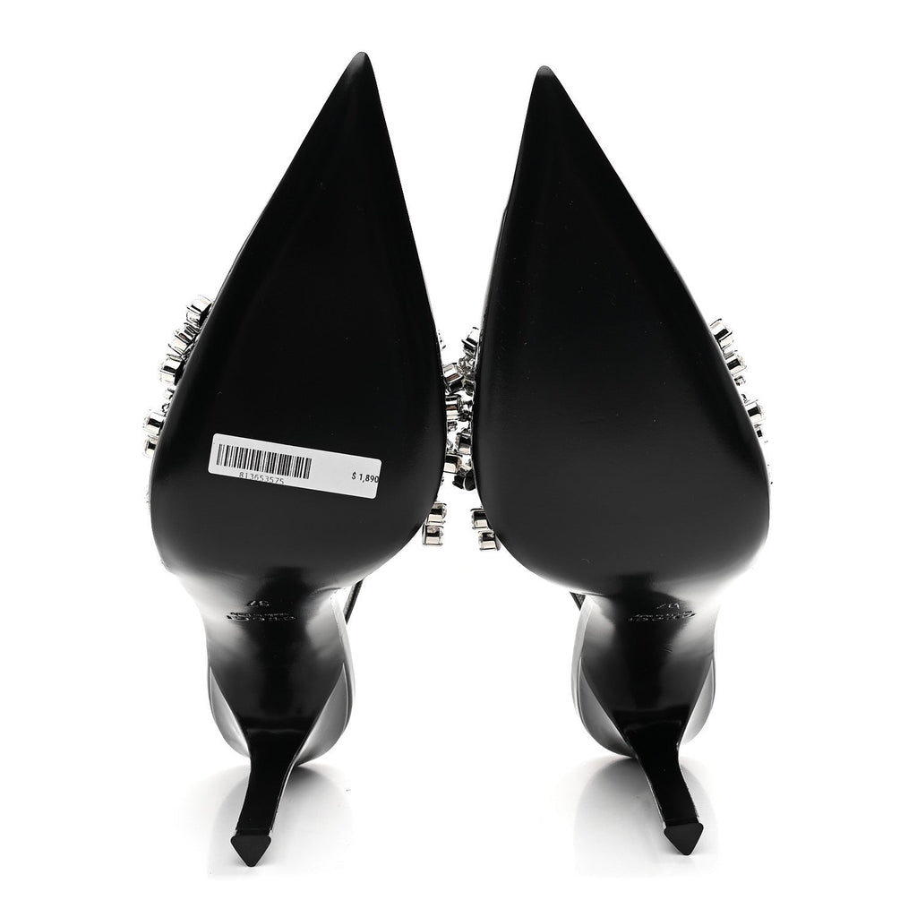 VERNICE CRYSTAL EMBELLISHED GUINEVERE SLINGBACK PUMPS BLACK