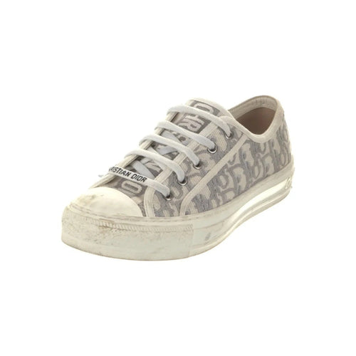 Christian Dior Walk'N'Dior Macro Houndstooth Sneakers - Grey/White Oblique